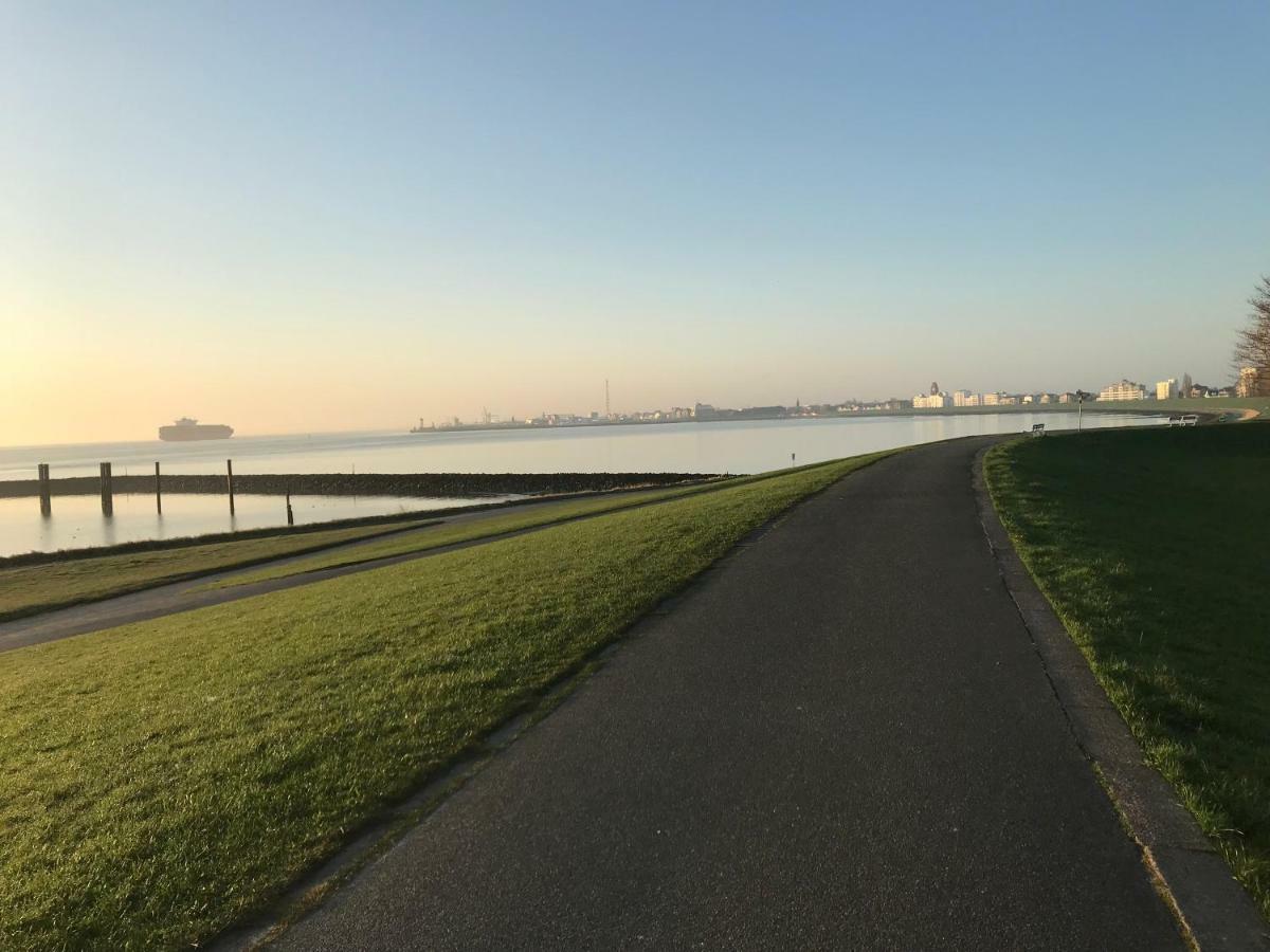 Apartamento Deichblick Cuxhaven Exterior foto